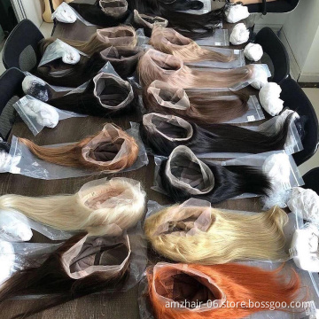 Cheap Raw Brazilian Virgin Human Hair Transparent 613 Blonde Straight Lace Wig HD Full Lace Front Wig Human Hair For Black Women